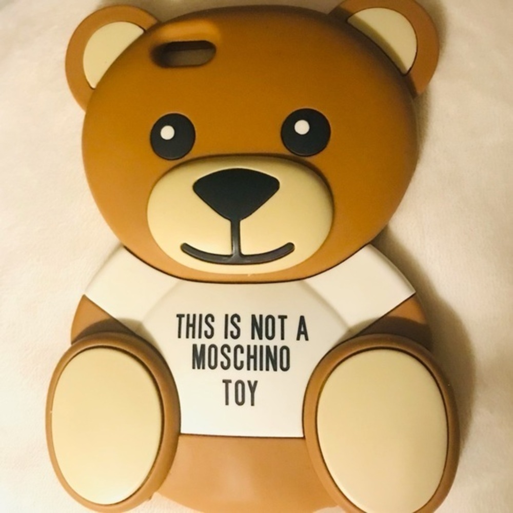 Teddy Bear “This Is Not A Moschino Toy” Phone Case